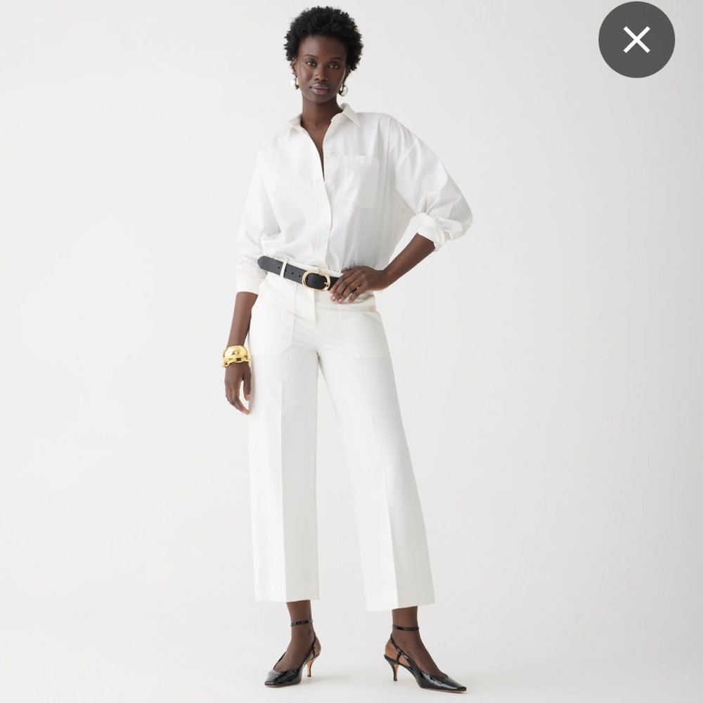 Sydney wide-leg pant in bi-stretch cotton blend NNW